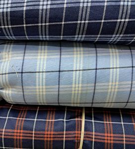 เสื้อและชุดเดรสผ้าลินินแถบสี100% สำหรับเสื้อผ้าโดย RF ทอจากฝรั่งเศสแบบเรียบใส่สบาย - Product Image 4