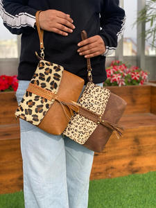 New Real Handmade Animal Print Fur Leather Shoulder <b>Bags</b> High Quality Fashionable Genuine Hot Selling <b>Side</b> Handbags <b>for</b> <b>Women's</b> - Product Image 3