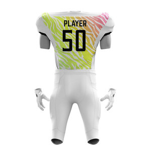 Precio al por mayor uniforme de fútbol americano ropa deportiva servicio OEM mejor Material personalizado uniforme de fútbol americano de alta resistencia - Product Image 6