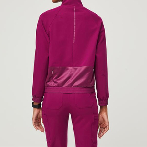 Chaqueta de moda con logotipo personalizado gratis, venta al por mayor, trajes de limpieza, Spandex, poliéster, Jogger, ropa de enfermería, uniformes médicos - Product Image 4