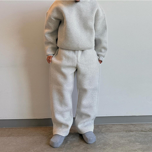 Conjunto de Moletom Masculino Personalizado em Fleece 100% Algodão, Estilo Baggy com Capuz, Conjuntos de Moletom Pesados para Homens - Product Image 1