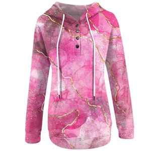 Conjunto de sudaderas con capucha de alta calidad para mujer, sudaderas con capucha bordadas personalizadas para mujer, Sudadera con capucha de talla estadounidense para mujer - Product Image 3