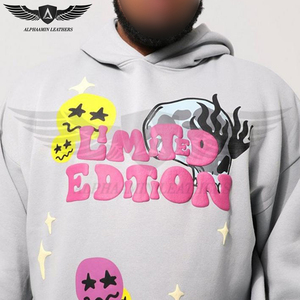 Pull Style bonne vente adulte vêtements d'extérieur nouveau Style respirant personnalisé nouveauté vêtements d'hiver bouffée impression sweats à capuche - Product Image 4