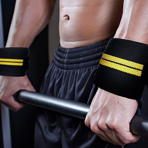 Muñequeras deportivas personalizadas de fuerza en estilo: muñequeras de levantamiento de pesas de alta calidad para muñequeras de levantamiento de pesas en el gimnasio - Product Image 5