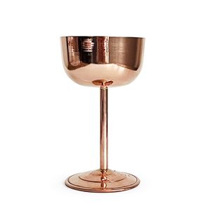 Copa de cobre hecha a mano, copa de vino, aspecto antiguo, copa de vino, color cobre - Product Image 3