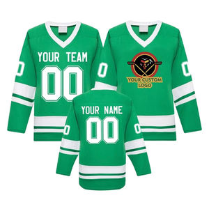 Camiseta de hockey sobre hielo de diseño personalizado de calidad superior Camisas de hockey de impresión por sublimación completa Ropa de hockey sobre hielo de gama alta - Product Image 5