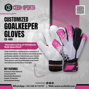 Guantes de Portero con Palma Plana en Morado, Negro y Blanco, Diseño Geométrico de Panal y Protección para los Dedos - Product Image 6