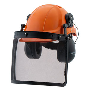 Nuovo stile con paraorecchie mascherina antipolvere e casco di sicurezza traspirante a prova di schizzi in Stock paglia falciatura elmetto - Product Image 1