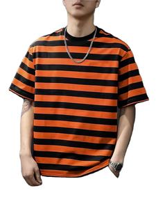 Nueva Camiseta de Hombre Premium y Elegante, 100% Algodón, Estilo Urbano, Hombros Caídos, Ajuste Holgado, Ideal para el Verano - Product Image 2