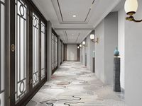 Preiswerter Flur Korridor und Gästezimmer bedruckter Teppich Appartment Wohnung floral Muster Wand zu Wand industrielle Teppiche