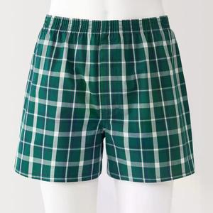 Boxer en satin confortable et respirant pour hommes, vêtements de sport avec logo personnalisé, haute élasticité, 100% coton, short en maille de haute qualité pour hommes - Product Image 1