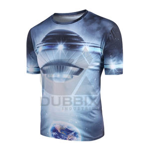 Oem sublimación en blanco poliéster camisetas 3D impreso tinte completo camisetas personalizadas sublimación Ringer camisetas - Product Image 1