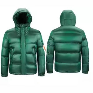 Veste bouffante de couleur personnalisée avec service OEM Veste bouffante à fermeture éclair de style professionnel pour hommes de différentes couleurs et tailles - Product Image 1