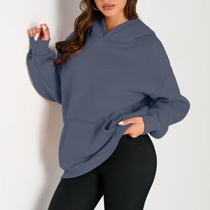 Conjuntos Deportivos Casuales Transpirables y Ligeros 100% Poliéster Personalizables para Hombre y Mujer, Pantalones Deportivos Acampanados, Sudadera con Capucha, Cintura Elástica - Product Image 2