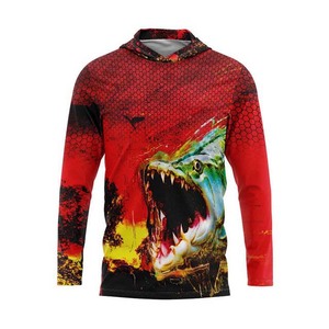 Camisa de Pesca de Manga Larga para Hombre, Impresión por Sublimación, Protección Solar UPF 50 Anti-UV, Top Deportivo para Exteriores - Product Image 6