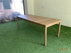 Meilleures ventes HG Ensemble table et chaises en bois massif portable du Vietnam pour l'extérieur, le jardin ou la cuisine - Product Image 5