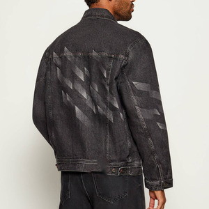 2025 Veste en jean classique pour hommes, durable, élégante et parfaite pour toutes les saisons Mélange de coton de qualité supérieure, coupe moderne et polyvalent - Product Image 2