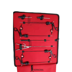 Ensemble complet de chirurgie laparoscopique à tour de 28 pièces électrique, y compris pince à dissection pince à aiguille Instruments chirurgicaux à base d'aiguille - Product Image 5