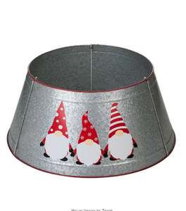 Collar de metal galvanizado para árboles, venta al por mayor, decoración navideña, soporte para árbol, decoración elegante inspirada en el hogar, Año Nuevo, fiesta de Navidad - Product Image 1