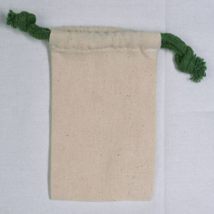 Bolsa de algodón orgánico personalizable con cordón bolsa ecológica reciclada Almacenamiento de joyas exclusiva envoltura ecológica para fiesta - Product Image 3
