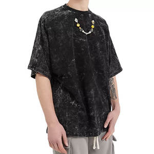 เสื้อยืดผ้าถักโอเวอร์ไซส์สำหรับผู้ชายสำหรับฤดูร้อนผ้าซักเบาและสีสำหรับฤดูร้อน - Product Image 4