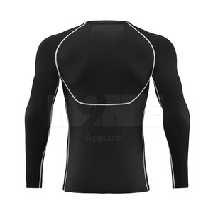 T-shirts de compression de gymnastique 100% coton pour hommes pour l'entraînement - Product Image 2