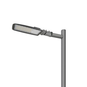 Postes de calle LED octagonales de un solo brazo de 8m, 150W, fuente de alimentación de CA IP67 para exteriores, revisiones para integración de cámara de alumbrado público estrecho - Product Image 1