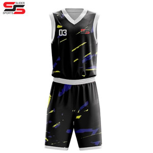 Uniforme de basket-ball réversible personnalisé imprimé pour hommes, design double couche, sans manches, respirant, séchage rapide, antibactérien, pour l'été - Product Image 6