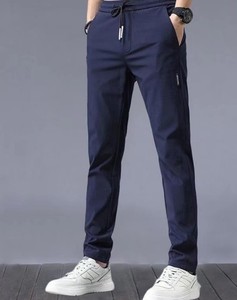 Summer New Arrival Ice Silk Plus Size Comfort Streetwear Casual Pants Trousers for Men - Product Image 4