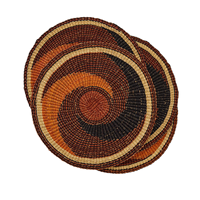 Nouveau napperon design pour décor de table napperons en jonc de mer pour table à manger en napperons tissés