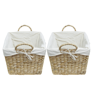 Produit le plus vendu Panier en jacinthe d'eau personnalisable pour les amateurs de cuisine et les idées cadeaux - Product Image 1