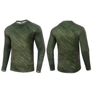 Ropa de montar transpirable ligera Hombres Deportes Moto Jersey Absorbe el sudor y protección UV - Product Image 1