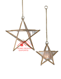 Estrella decorativa 2024 hecha a mano Navidad decorativa colgante estrella India último artículo de venta caliente último artículo decorativo - Product Image 1