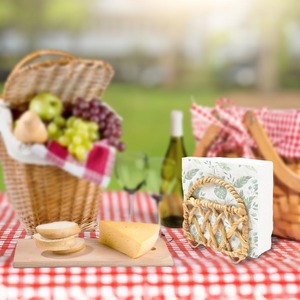 Meilleur choix jacinthe d'eau porte-serviettes ensemble dîner table décor naturel salle à manger supports pour serviettes en papier - Product Image 6