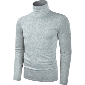 Latest Design <b>Men's</b> Slim Fit Soft Turtleneck Long Sleeve Pullover Lightweight T-Shirt for <b>Men</b> - Product Image 1