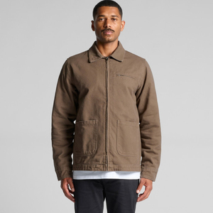 Chaquetas de mezclilla lavadas vintage personalizadas para hombre para el trabajo y la ropa de calle Moda de invierno con tela de lona de estilo callejero - Product Image 6