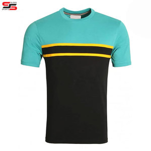 Camiseta de algodón de manga corta con estampado personalizado al por mayor, camiseta atlética transpirable ajustada para hombre - Product Image 2