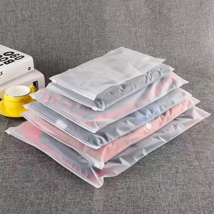 Best quality Biodegradable Matte Frosted Zipper Packaging BagsLogo Printed TShirtGarment Clothing <b>Zip</b> Lock Biodegradable Plastic - Product Image 5