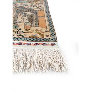 Alfombras Gulmarg de Lana y Viscosa Anudadas a Mano, Diseño Floral Abstracto, Forma Rectangular, Tabriz, para el Hogar, Pasillo, Sala de Estar - Product Image 4