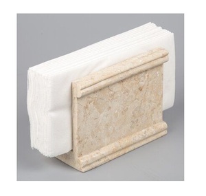 Porte-serviettes de table décor d'hôtel design vintage porte-serviettes en marbre de haute qualité pour les meilleures ventes de porte-mouchoirs - Product Image 1