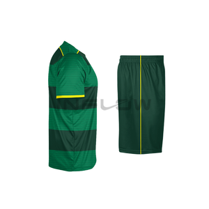 Ropa deportiva negra para adultos, tamaño personalizado 100%, poliéster, ropa de fútbol personalizada sublimada, conjunto de uniforme de camiseta, camiseta de fútbol personalizada para hombres - Product Image 6