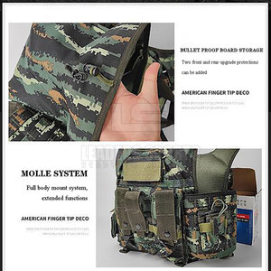 เสื้อกั๊กยุทธวิธี ทนต่อการบาด ทนทาน สีดำ ทรงเข้ารูป เสื้อกั๊กยุทธวิธีสำหรับธุรกิจ ราคาประหยัด - Product Image 6