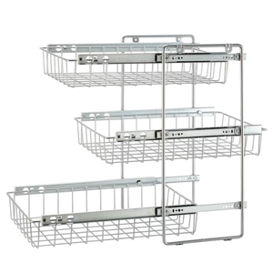 Vente chaude Armoire Étagère À Épices En Métal Étagère De Stockage Antique Avec Des Étagères En Métal Consolidé À Trois Couches À Bon Prix - Product Image 1