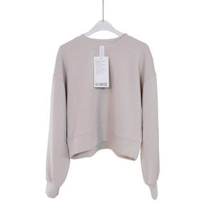 Sweats pour femmes à la mode 100% coton meilleure qualité respirant et léger sweat-shirts uni teint bas quantité minimale de commande - Product Image 4