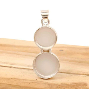2025 <b>Top</b> Mounting Pendant 925 Sterling <b>Silver</b> DIY Collet Metal Handmade Bezel Setting 10mm 12mm 14mm Size Stone Supplier - Product Image 2