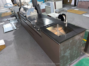 Fournisseur de cuisine conçoit un barbecue, une cuisine de <span class=keywords><strong>camping</strong></span> en plein air et un ensemble de cuisine en acier inoxydable avec armoire - Product Image 3