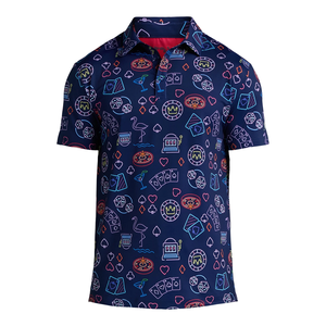 เสื้อโปโลทรงสลิมฟิตสำหรับผู้ชายเสื้อโปโลสำหรับผู้ชายเสื้อแฟชั่นดีไซน์ตามสั่งสีพื้นฤดูร้อน - Product Image 4