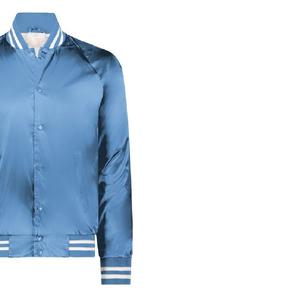 แจ็คเก็ตหนังสำหรับผู้ชาย, แจ็คเก็ตหนังคุณภาพสูงใส่ได้ทั้งชายและหญิงแจ็คเก็ตบอมเบอร์ทีมเบสบอลมหาวิทยาลัยเลตเทอร์แมนแจ็คเก็ตผ้าซาติน - Product Image 5