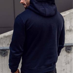 Vente en gros Sweat à capuche tendance chaud en polaire Sweat-shirt décontracté pour hommes Pull en coton polaire Sweat à capuche uni - Product Image 3