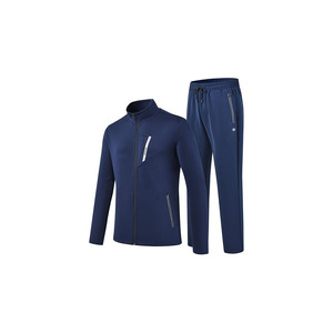 Ensemble de survêtements pour hommes, sweat-shirt de sport décontracté à manches longues et à fermeture éclair pour hommes, tenues 2 pièces - Product Image 4